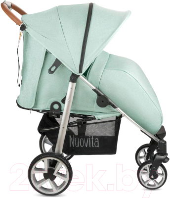 Детская прогулочная коляска Nuovita Corso (оливковый/серебристый)
