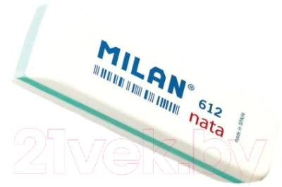 Ластик Milan Nata / CPM612 (белый)