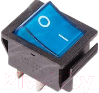 Выключатель клавишный Rexant ON-OFF 36-2331-1 (синий)