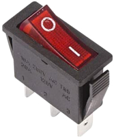 Выключатель клавишный Rexant ON-OFF 36-2210 (красный) - 