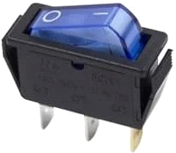 Выключатель клавишный Rexant ON-OFF 36-2211 (синий) - 