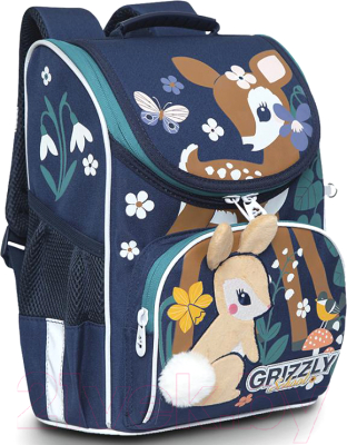 

Школьный рюкзак Grizzly, RAm-184-3
