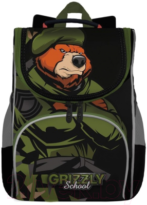 

Школьный рюкзак Grizzly, RAm-185-3