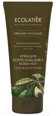 

Крем для ног Ecolatier, Green Avocado Глубокое питание для потрескавшейся кожи ног
