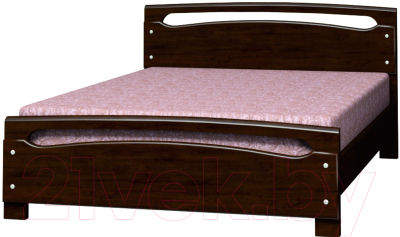 Каркас кровати Bravo Мебель Камелия 2 140x200 (дуб коньяк)