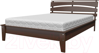 Каркас кровати Bravo Мебель Камелия 4 140x200 (орех)