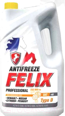 

Антифриз FELIX, Желтый, Type D -40 / 430206332