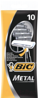 Набор бритвенных станков Bic С защитным металлическим покрытием (10шт)
