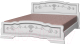 Каркас кровати Bravo Мебель Карина 6 180x200 (белый жемчуг) - 