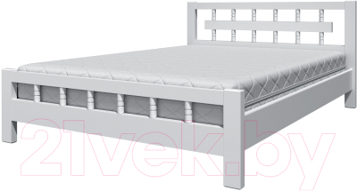 Каркас кровати Bravo Мебель Натали 5 140x200 (белый античный)
