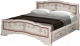 Каркас кровати Bravo Мебель Карина 6 160x200 с ящиками (дуб молочный) - 