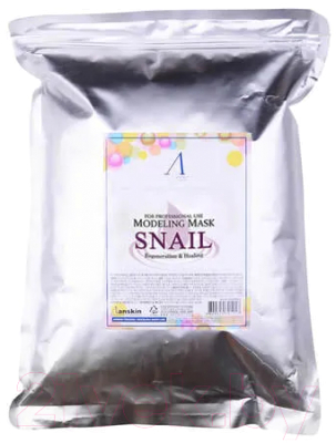 Маска для лица альгинатная Anskin Original Snail Modeling Mask (500г)