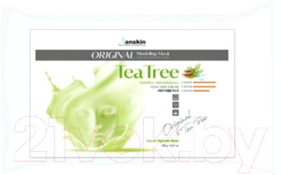 Маска для лица альгинатная Anskin Original Teatree Modeling Mask пакет (240г)