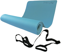 Коврик для йоги и фитнеса Kampfer 60x180x0.65 (синий) - 