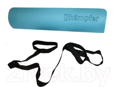 Коврик для йоги и фитнеса Kampfer 60x180x0.65 (синий)