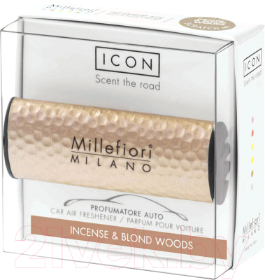 

Ароматизатор автомобильный Millefiori Milano, Тени металла / 16CAR41