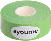 Кинезио тейп Ayoume Kinesiology Tape Roll для лица 2.5смx5м (зеленый) - 