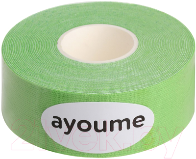 Кинезио тейп Ayoume Kinesiology Tape Roll для лица 2.5смx5м (зеленый)