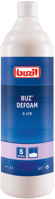 Пеногаситель для пылесоса Buzil Buz Defoam антипенное G 478 (1л)
