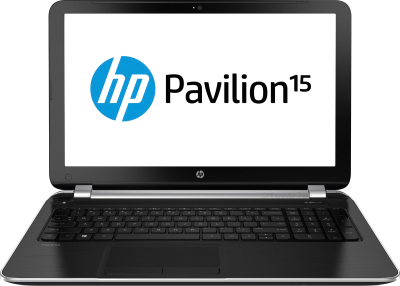 Ноутбук HP Pavilion 15-n073sr (F4B08EA) - фронтальный вид