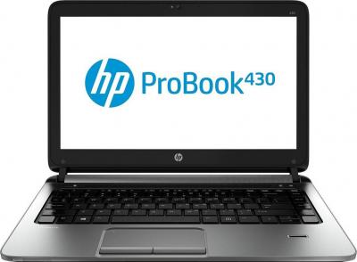 Ноутбук HP ProBook 430 G1 (E9Y88EA) - фронтальный вид