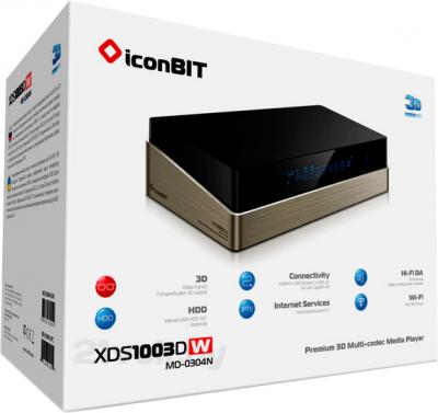 Медиаплеер IconBIT XDS1003DW - упаковка