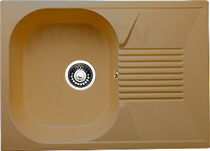 Мойка кухонная Granicom G010-03 (бренди) - реальный цвет модели может отличаться от цвета, представленного на фото