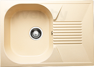 Мойка кухонная Granicom G010-09 (персик) - реальный цвет модели может немного отличаться от цвета, представленного на фото