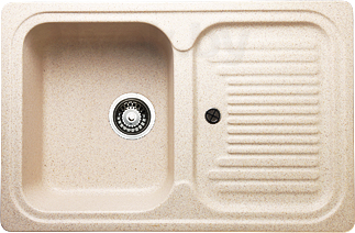 Мойка кухонная Granicom G013-09 (персик) - реальный цвет модели может немного отличаться от цвета, представленного на фото