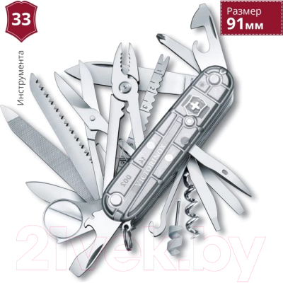 Нож швейцарский Victorinox Swiss Champ 1.6794.T7