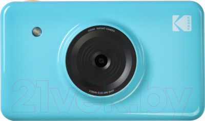 Фотоаппарат с мгновенной печатью Kodak Mini Shot  (голубой)