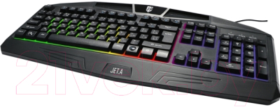 Клавиатура Jet.A GamingLine K16 LED (черный)