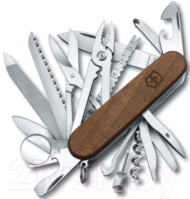 Нож туристический Victorinox Swiss Champ Wood 1.6791.63