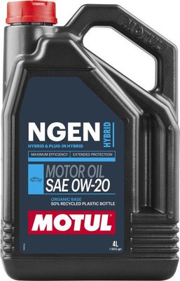 Моторное масло Motul Hybrid 0W20 / 107142 (4л) - 