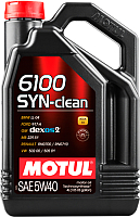 Моторное масло Motul 6100 Syn-clean 5W40 / 107942 (4л) - 