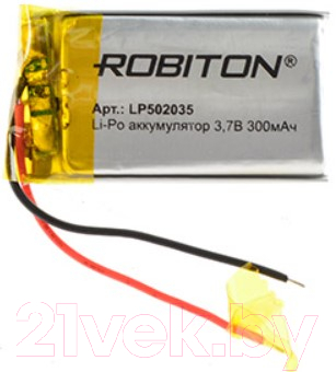 

Аккумулятор Robiton, LP502035