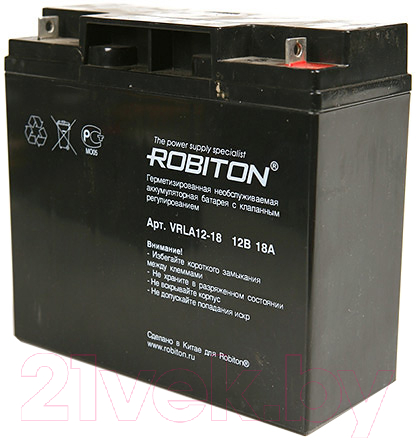 Аккумуляторная батарея Robiton VRLA12-18