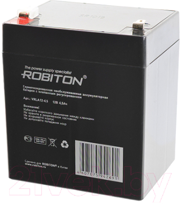 

Батарея для ИБП Robiton, VRLA12-4.5