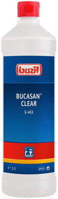 Чистящее средство для ванной комнаты Buzil Bucasan Clear концентрат G 463 (1л)