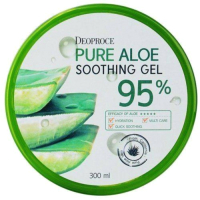 Гель для тела Deoproce Pure Aloe Soothing Gel 95% (300мл) - 