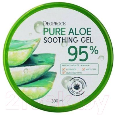 Гель для тела Deoproce Pure Aloe Soothing Gel 95% (300мл)