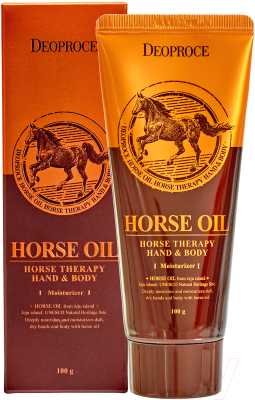 Крем для тела Deoproce Hand&Body Horse Oil (100мл)