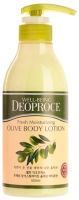 Лосьон для тела Deoproce Well-Being Fresh Moisturizing Olive Body Lotion (500мл) - 