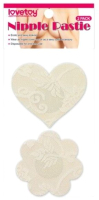 Набор пэстисов LoveToy Lace Heart and Flower Nipple Pasties / LV763006 - 