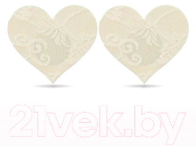 Набор пэстисов LoveToy Lace Heart and Flower Nipple Pasties / LV763006