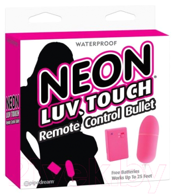 Виброяйцо Pipedream Neon Luv Touch Remote Control Bullet Pink / PD2674-11