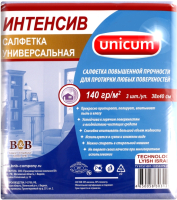 

Комплект салфеток хозяйственных Unicum, Интенсив Универсальная