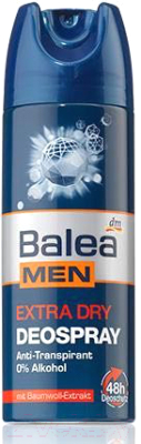 

Дезодорант-спрей Balea, Men Extra Dry