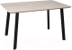 Миниатюра изображения товара Обеденный стол ОКА Майон 130x80x74 (дуб беленый/черный)