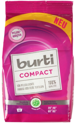 

Стиральный порошок Burti, Compact концентрированный для цветного и тонкого белья